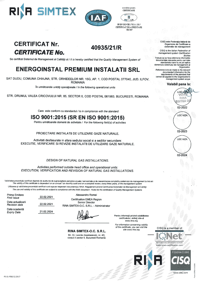 Autorizatie ISO 9001.2